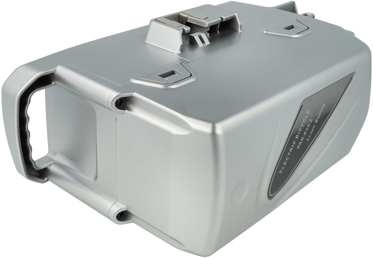 EXTENSILO-accu compatibel met Kettler Layana Front NX8, Center LCD Plus NX8, Hybritec e-bike (27,2 Ah, 26 V, Li-Ion) - zilver