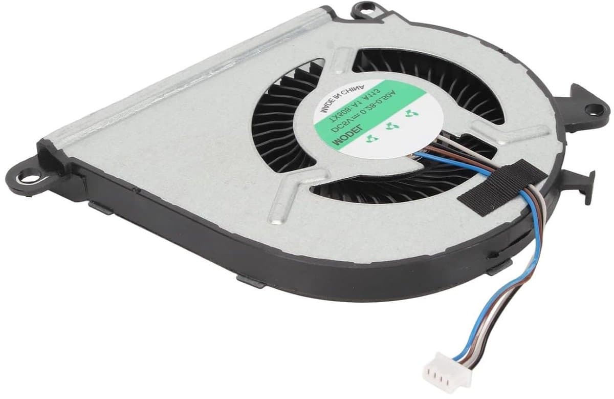 CPU-koelventilator Laptop - Laptop ventilator - Laptop koelen - Efficiënte warmteafvoer - 11 x 10 x 3 cm - Zwart