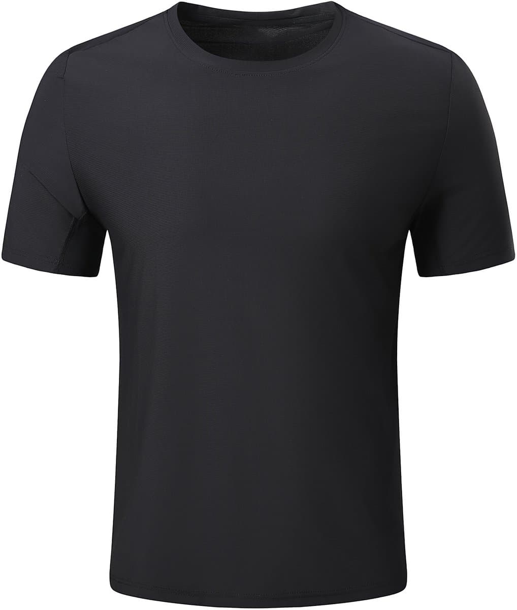 YOUTHUP Heren Sneldrogend Sport T-Shirt - Reflecterende Strepen Achter - M