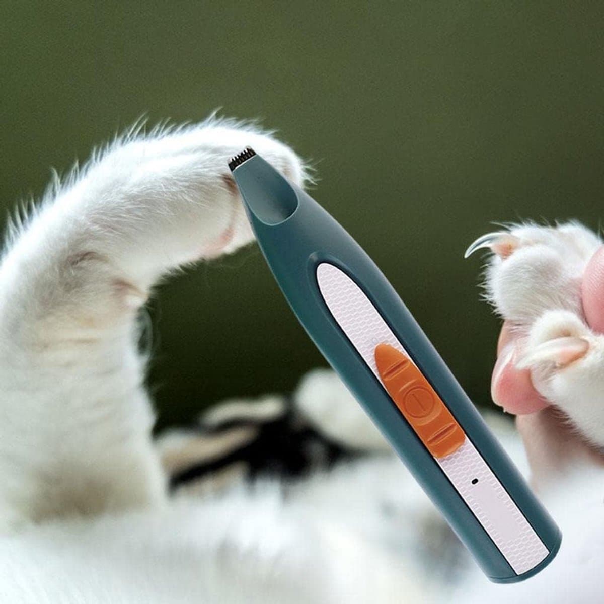 Mini Hond Kat Tondeuse Trimmer Scheerapparaat Grooming Tool Met LED Licht Oplaadbare USB Geluidsarme Stille Veiligheid Keramische Cutter Hoofd