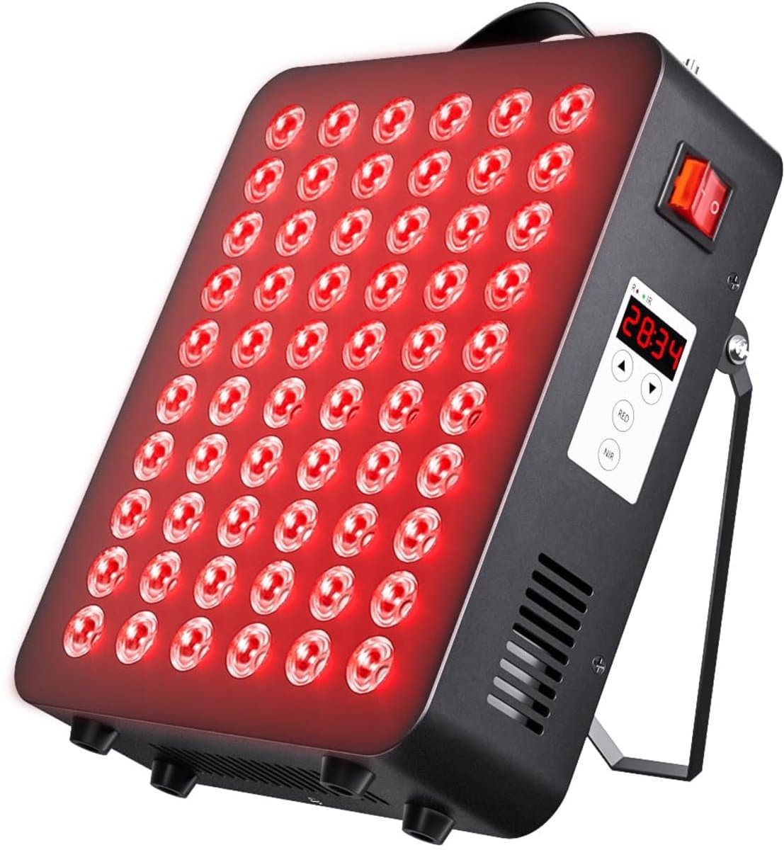 Roodlichttherapie Lamp 300W – 60 LED Lichttherapie Paneel – 660nm & 850nm – Timer – Verstelbaar
