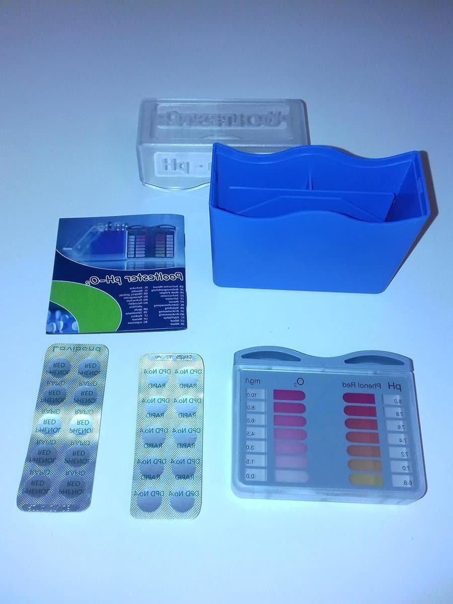 Water Testkit - Zuurstof pH - Zwembad Onderhoud - Inclusief Testtabletten - Niet Gespecificeerd - Niet Gespecificeerd