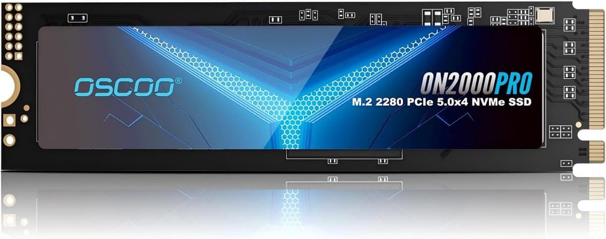 2TB PCIe Gen5.0 M.2 NVMe SSD 14000 MB/s voor PC, Laptop en PS5