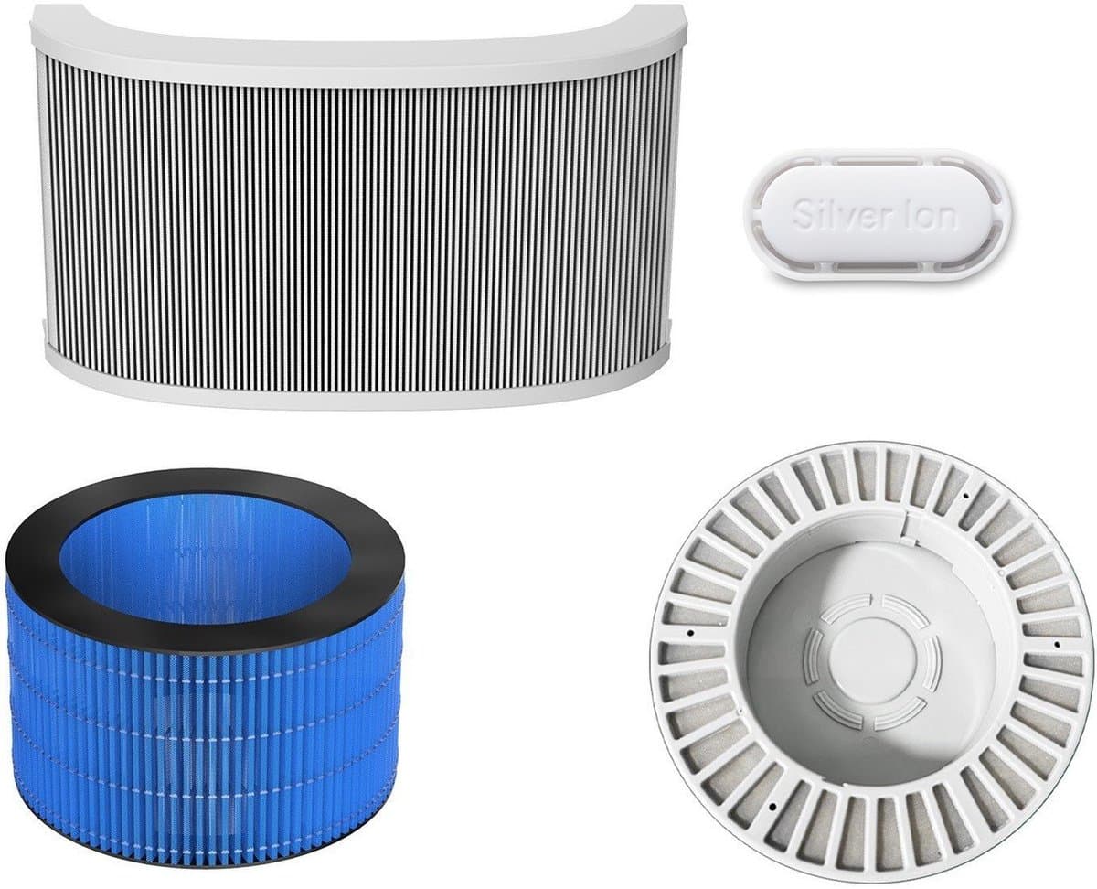 Clean Air Optima® Complete Filterset voor 2-in-1 luchtreiniger en luchtbevochtiger CA-806 en CA-808 Smart Top Filling