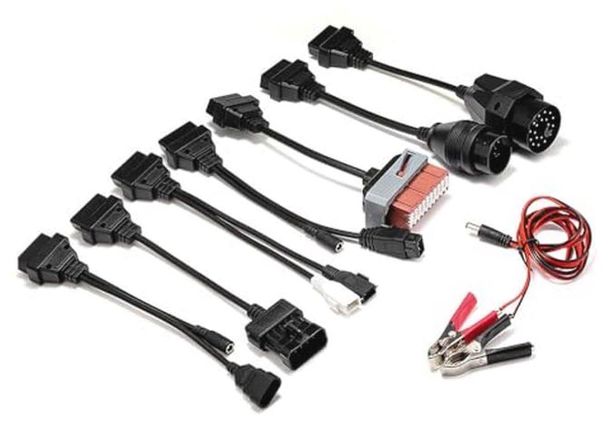 8-delige OBD OBD2 diagnoseadapter kabelset voor oudere Europese voertuigen