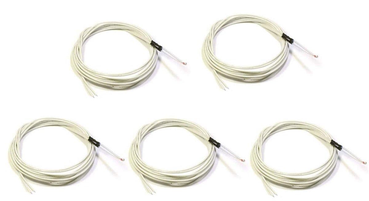 100 K Ohm NTC-thermistoren - 5 stuks voor Reprap 3D-printer