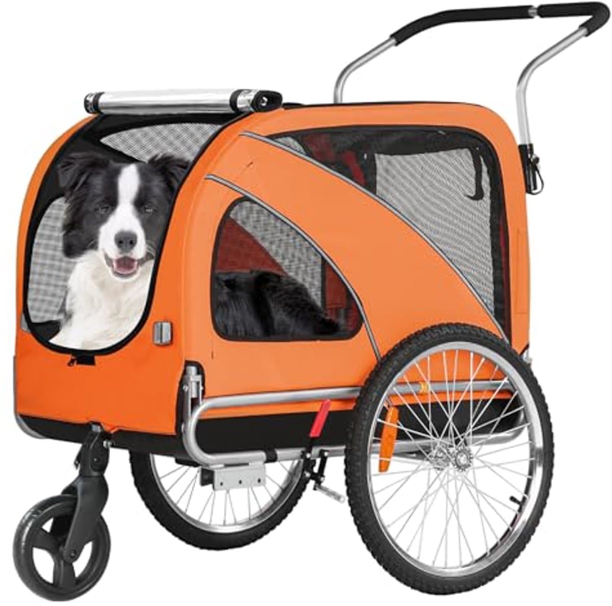 Hondenfietsaanhanger voor kleine en middelgrote honden tot 40 kg