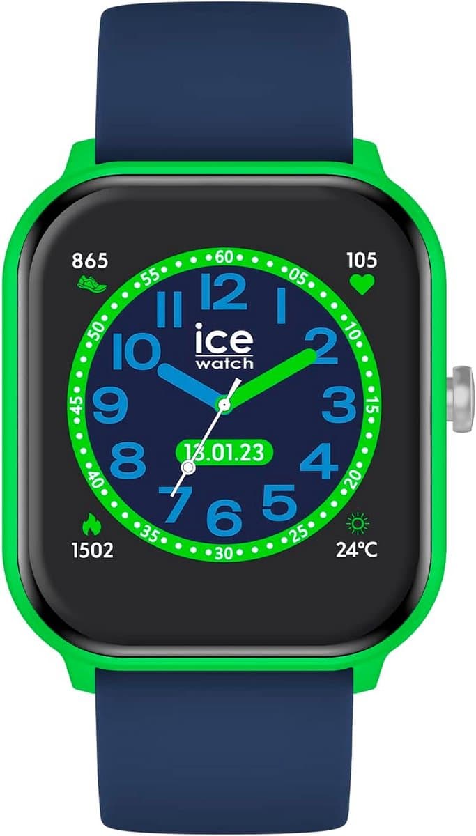 Smartwatch voor Meisjes met Siliconen Band en Kleurrijk Design