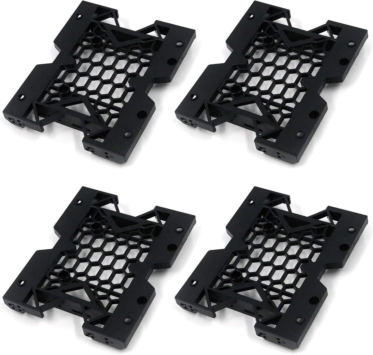 Universele Montagebeugel voor 2.5" of 3.5" SSD/HDD in 5.25" Bay - Interne Harde Schijf Adapter voor PC (Set van 4)