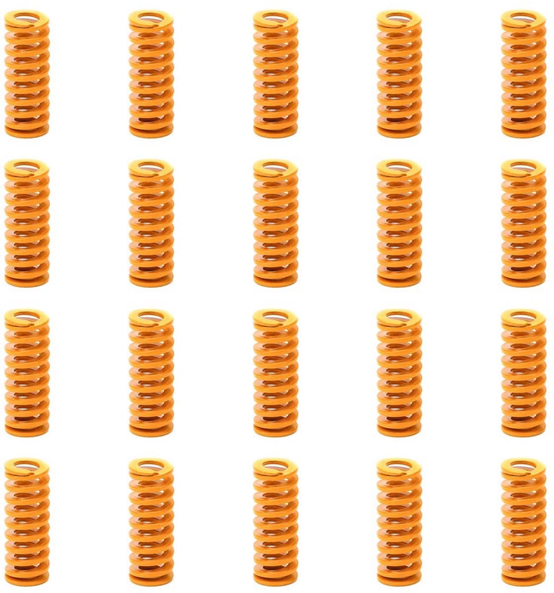 3D Printer Compressie Veren 20-pack - Lichtbelastbaar voor Verwarmde Bedden