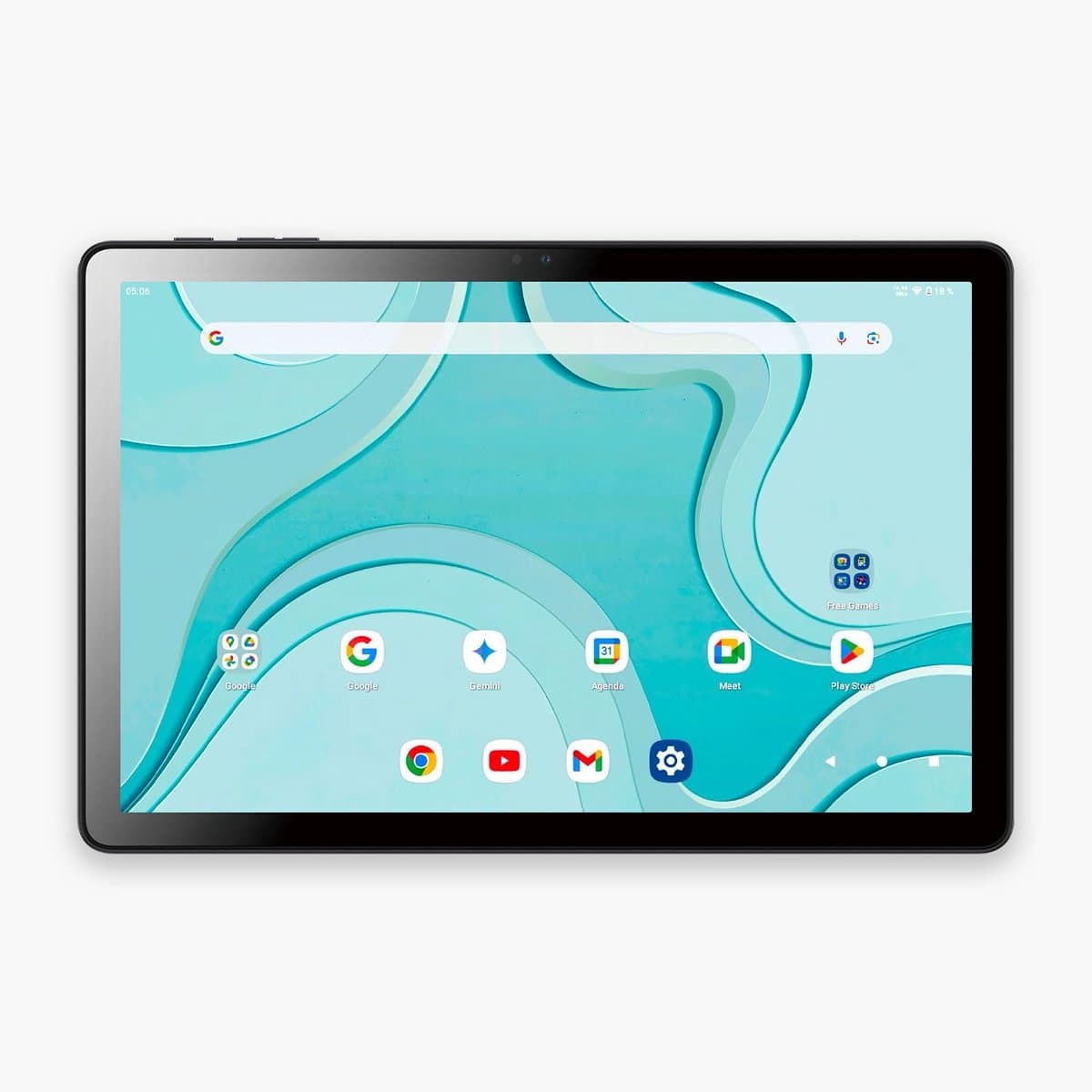Android 15 Tablet 10.1 inch HD IPS 6GB RAM 128GB WiFi 6 Octa-Core USB C