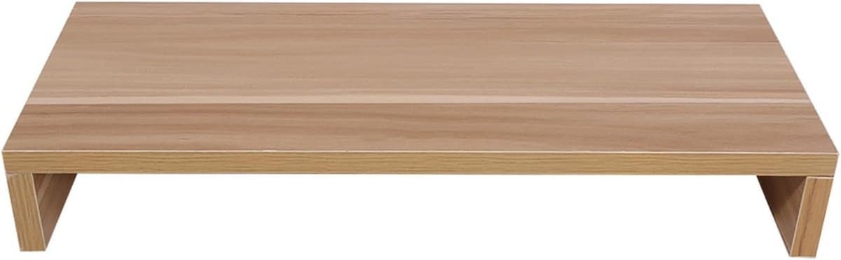 Houten Monitorverhoger met Opslag voor PC, Laptop en TV