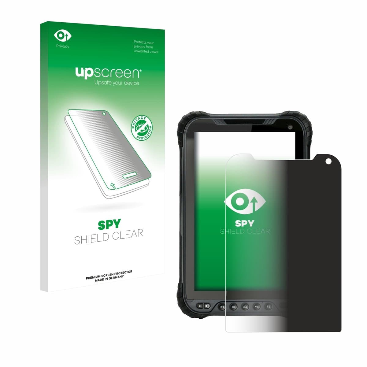 upscreen - privacy screenprotector voor Unitech TB85 - Folie Beschermfolie Blauwlichtfilter