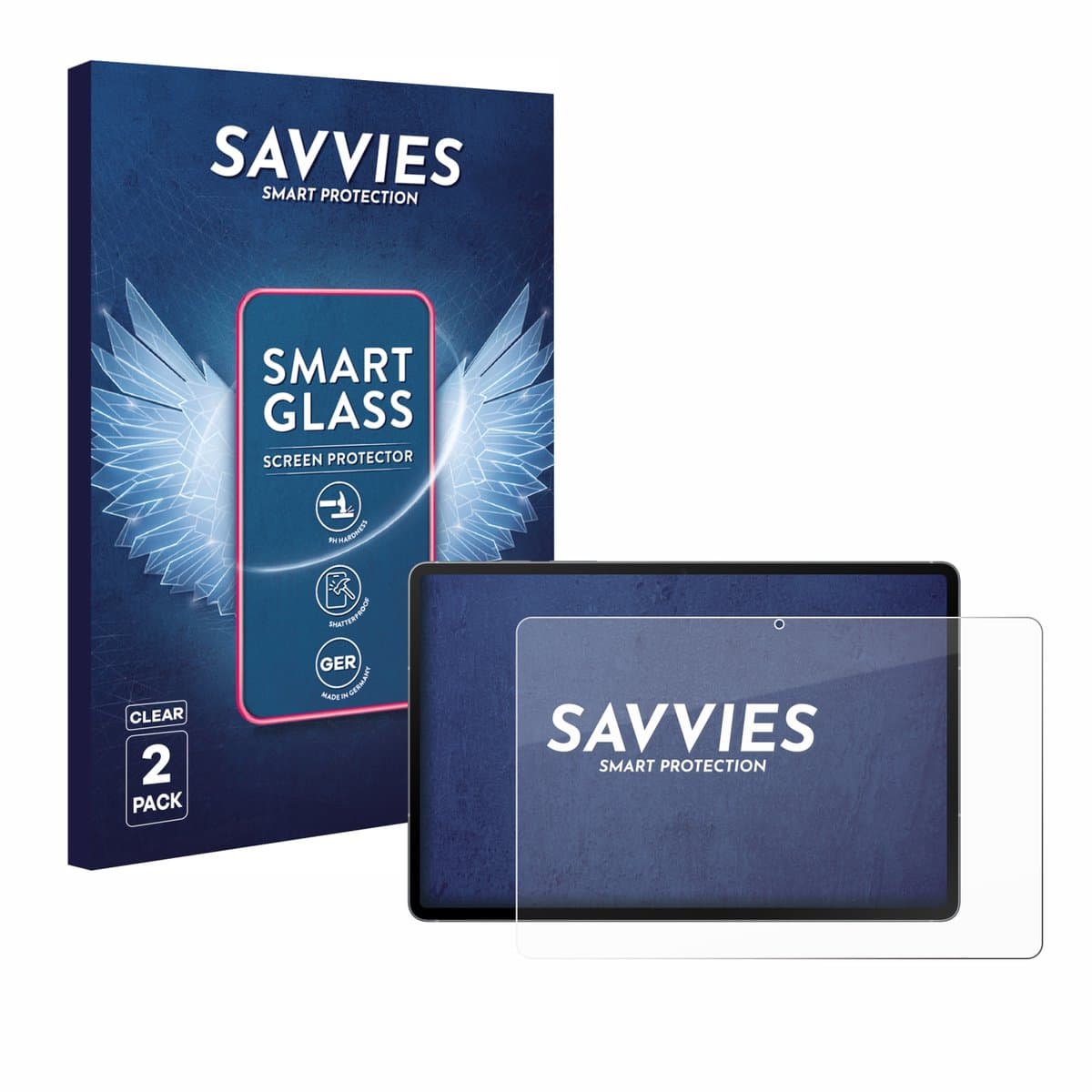 2 Stuks Savvies Screenprotector - geschikt voor Samsung Galaxy Tab S10 FE / Lite / 5G - beschermfolie glas transparant