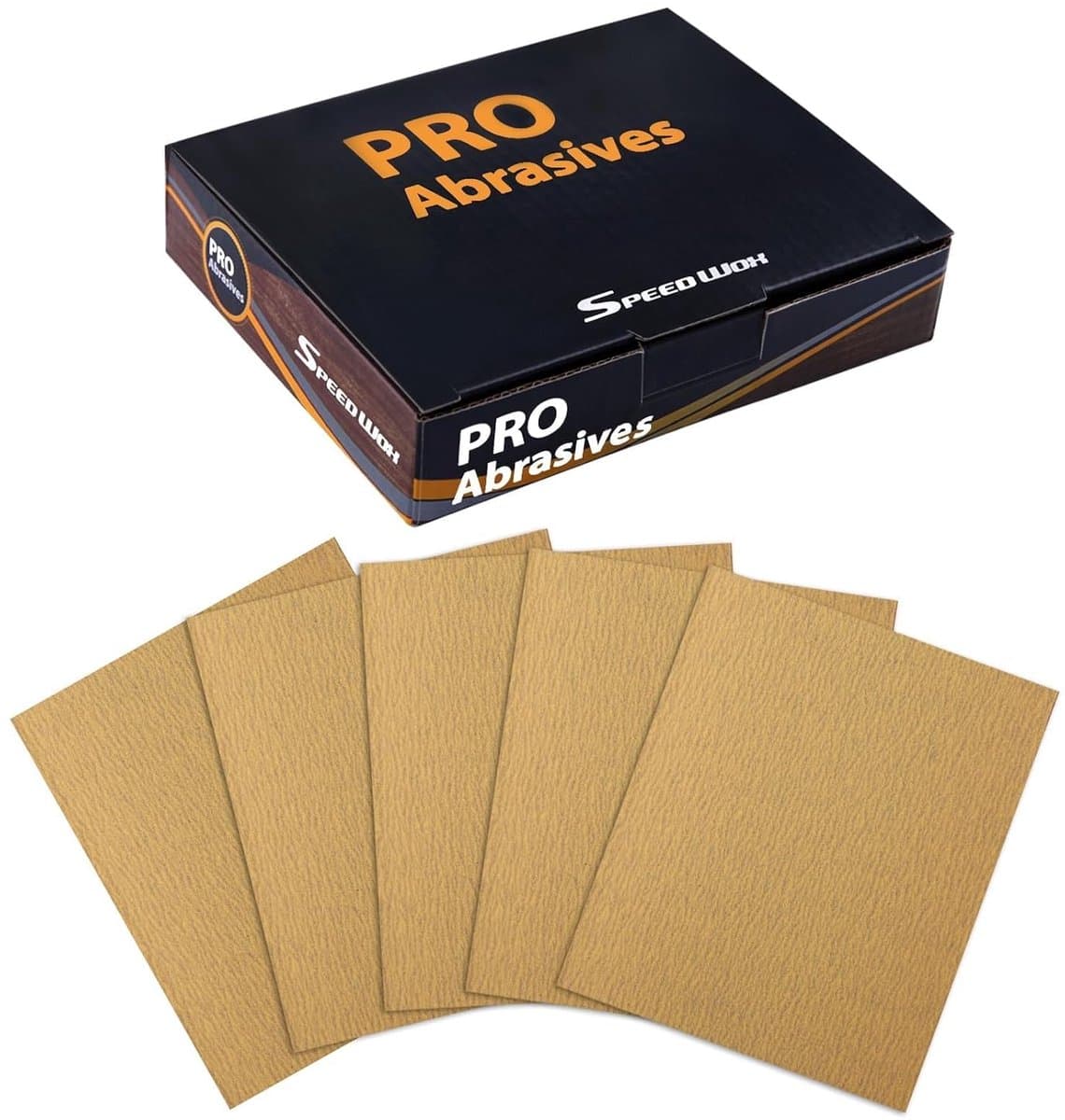 Schuurpapier Vellen - Schuurpapier Set - Glad Maken Oppervlakken - Duurzaam Aluminiumoxide - 4.5x5.5 Inch - Geel