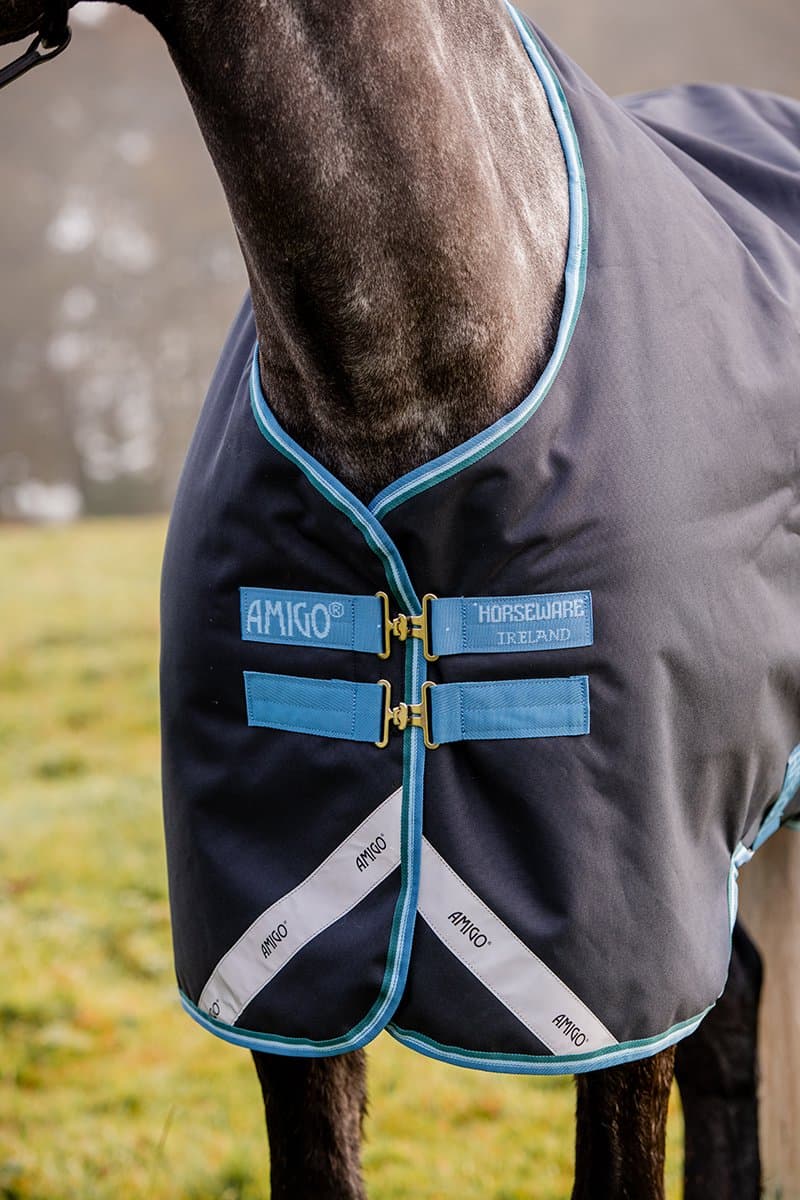 Horseware Deken Horseware Amigo Bravo 1200d 50gr Donkerblauw-turquoise - 130/183