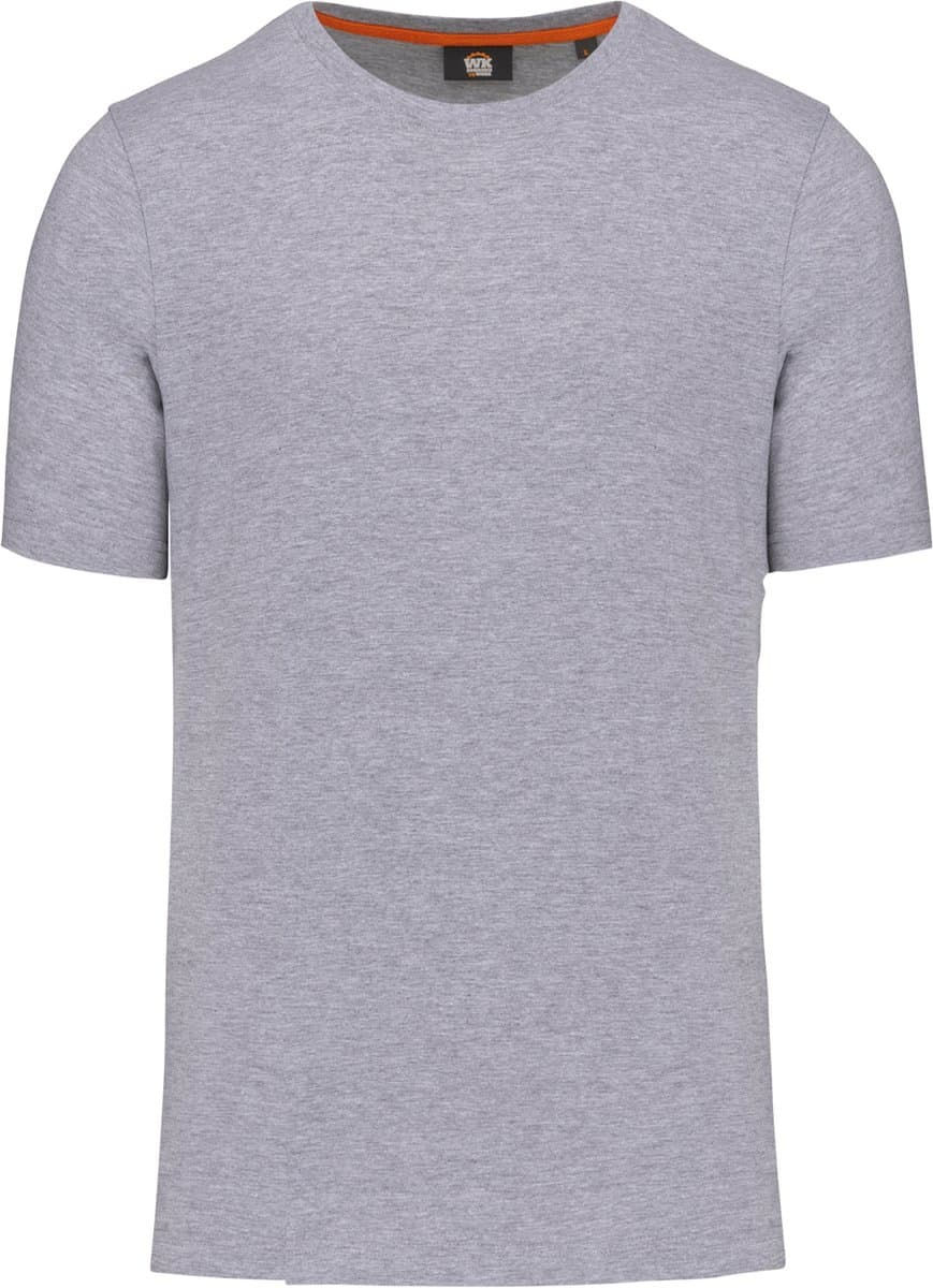 WK. Designed To Work Duurzaam heren T-shirt ronde hals WK302 - Oxford Grey - 3XL