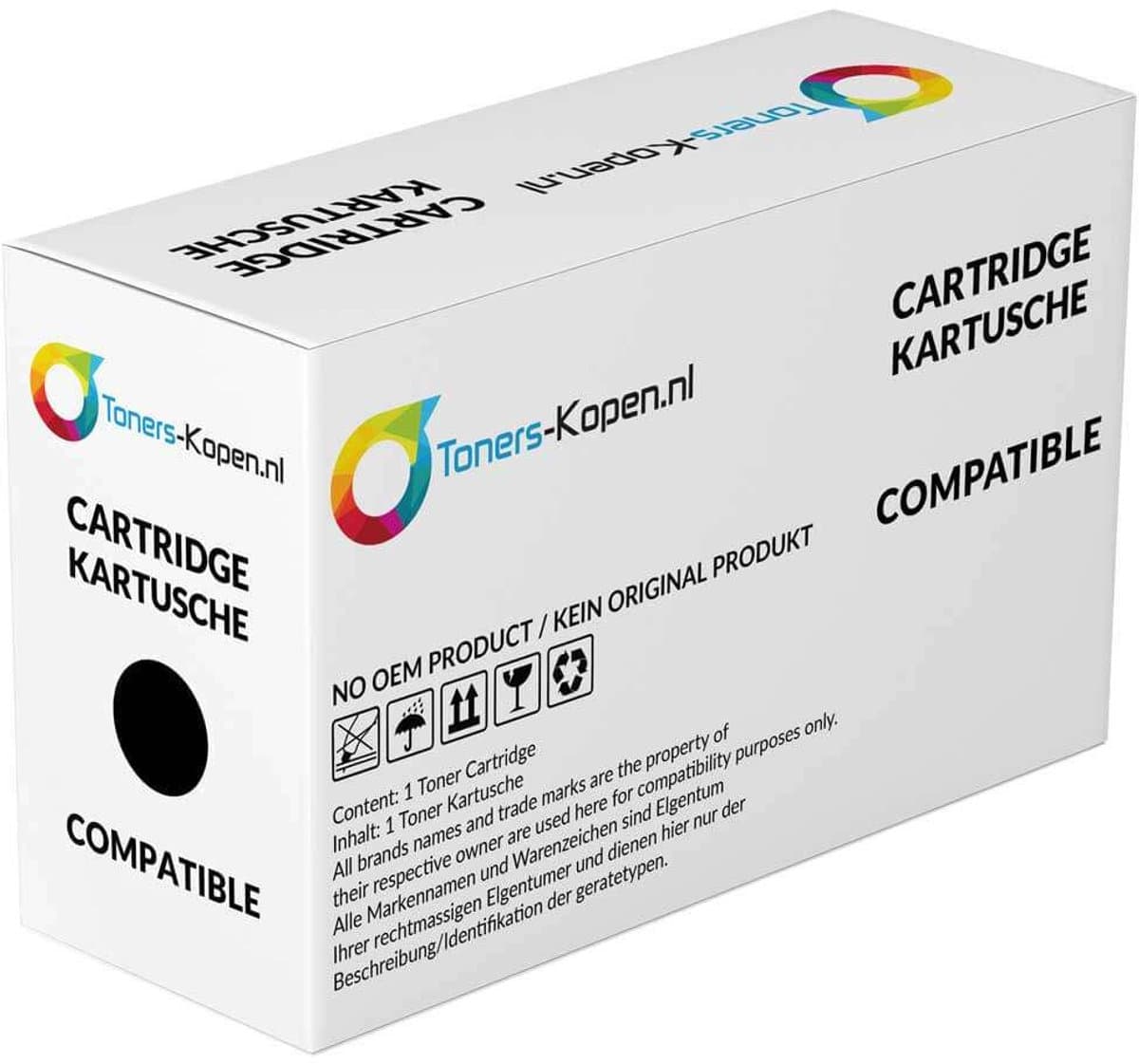 HP - Toner - COLOR - Zwart - Huismerk - Geschikt voor Canon I-Sensys LBP7010C, Canon I-Sensys LBP7018C, Canon I-Sensys LBP7810C, Color LaserJet Pro CP1000 Series, Color LaserJet Pro CP1020Series, Color LaserJet Pro CP1021, Color LaserJet Pro CP1022