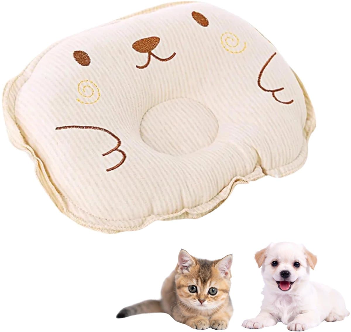 kussen voor katten en honden, zacht kussen voor huisdieren, zacht, pluizig en comfortabel, ideaal voor transport, bank, mand en dagelijkse rust, rechthoekig