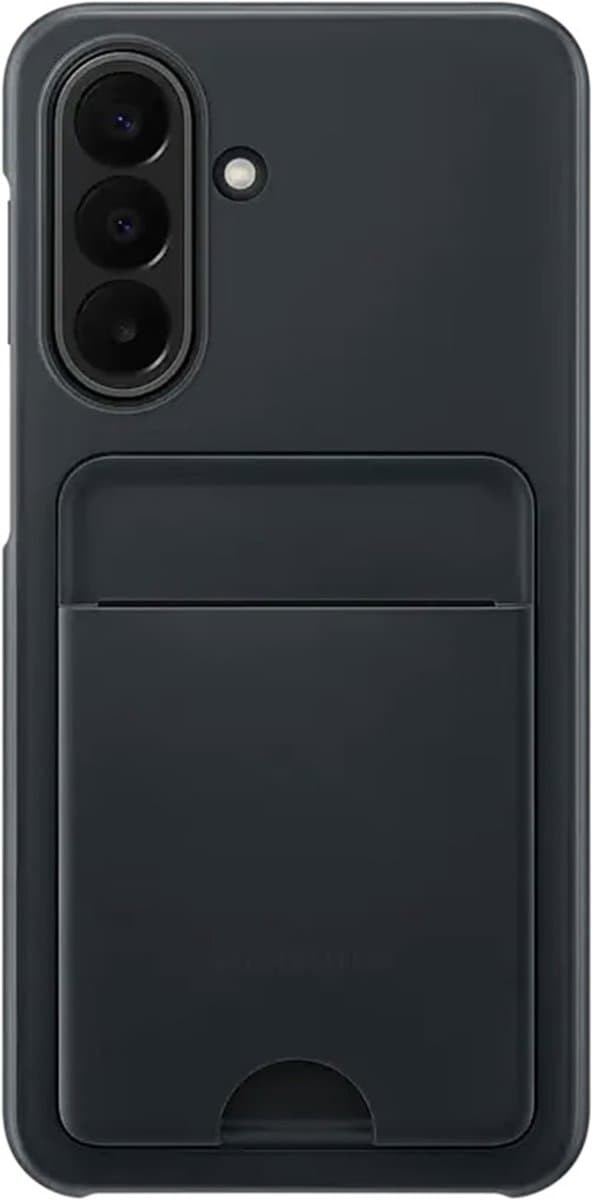 Samsung Galaxy A27 Card Slot Back Cover Zwart
