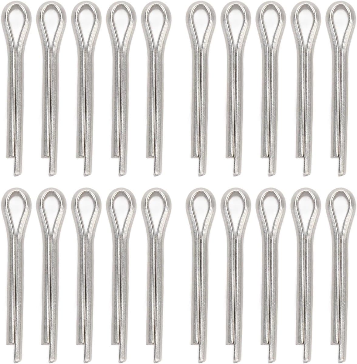 20 Pieces Outboard Screw Cotter Pin 91490-30020-00 for 20 Hp 6 Hp 8 Hp 9.9 Pk 15 Hp Outboard - ShopVlot
