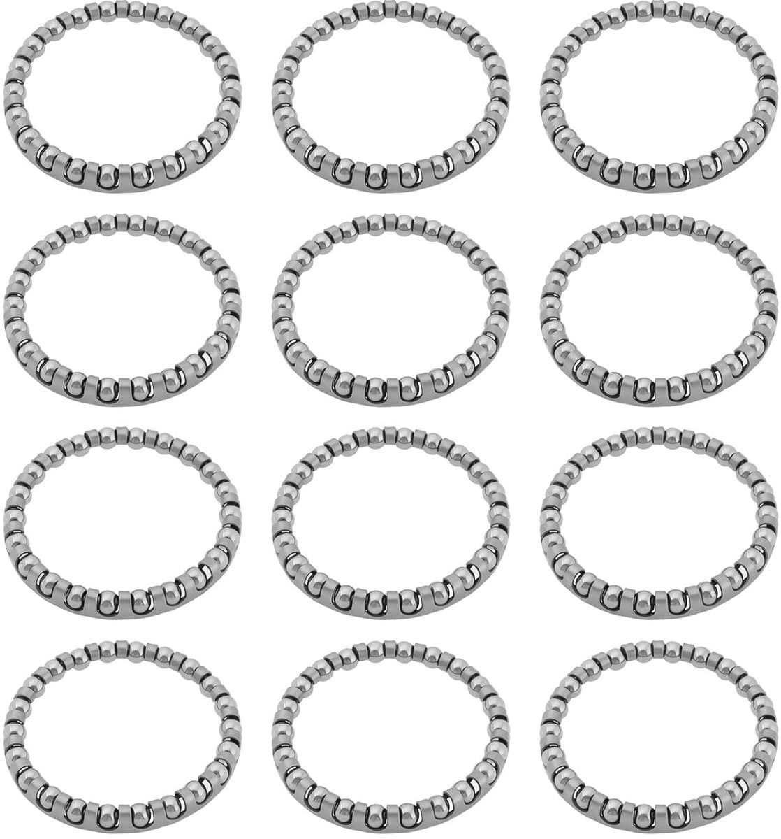 Dailygoods - 12 Stuks Fiets Headset Gekooid Kogellager 5/32 Inch