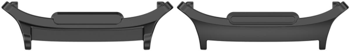 Voor Samsung Galaxy Watch 7 Ultra 1 paar 22 mm roestvrijstalen metalen horlogebandconnector (zwart)