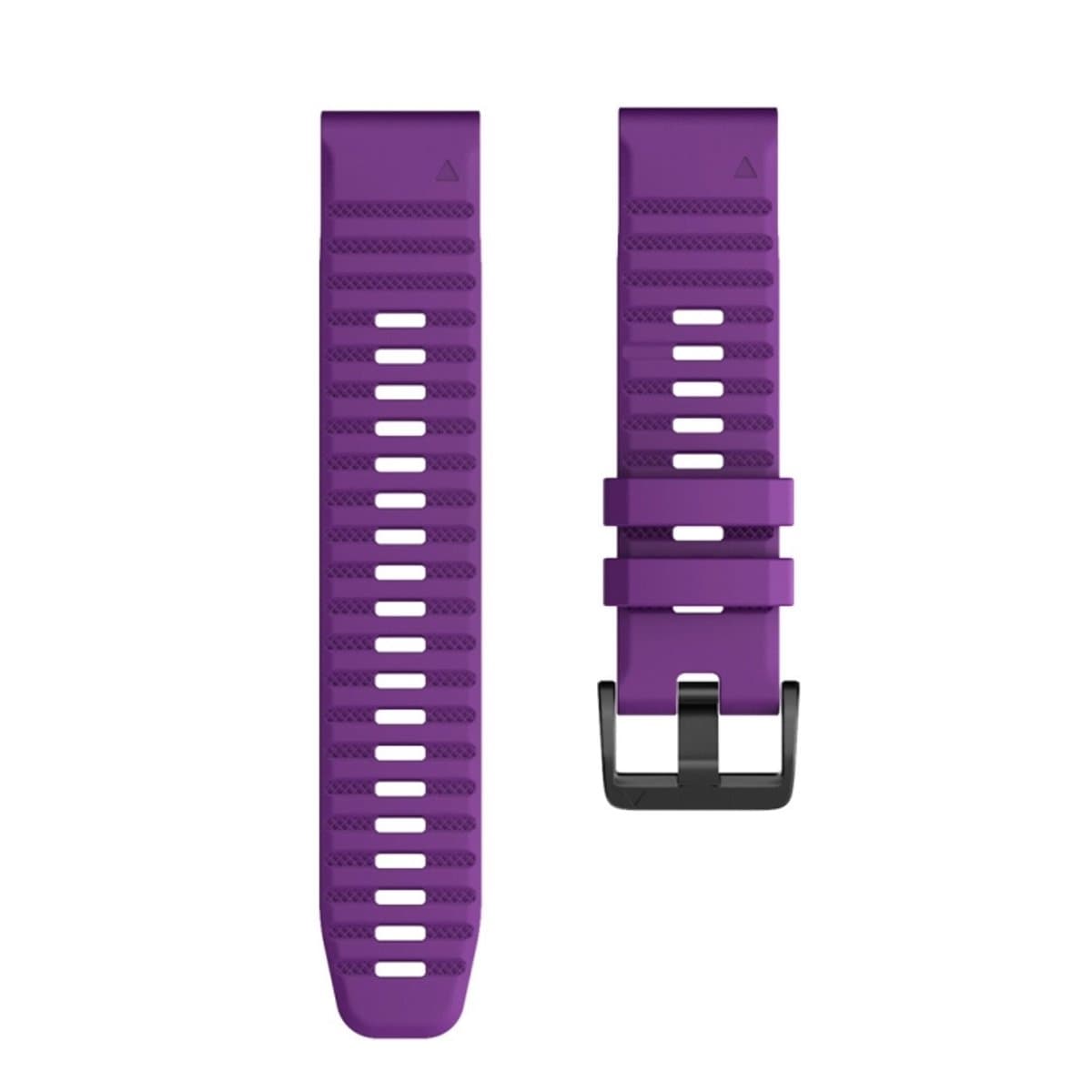 Voor Garmin Fenix 6X 26mm Smart Watch Quick Release Silicon Polsband Horlogeband (paars)