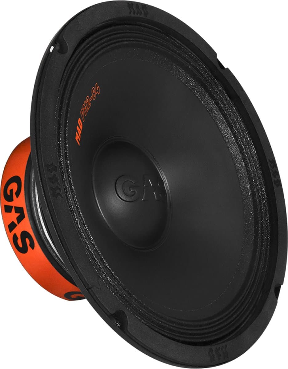 Gas Audio Power Gas Mad Level 2 Midrange Driver 8 voor Auto Geluidssystemen en Hoogwaardige Geluidskwaliteit