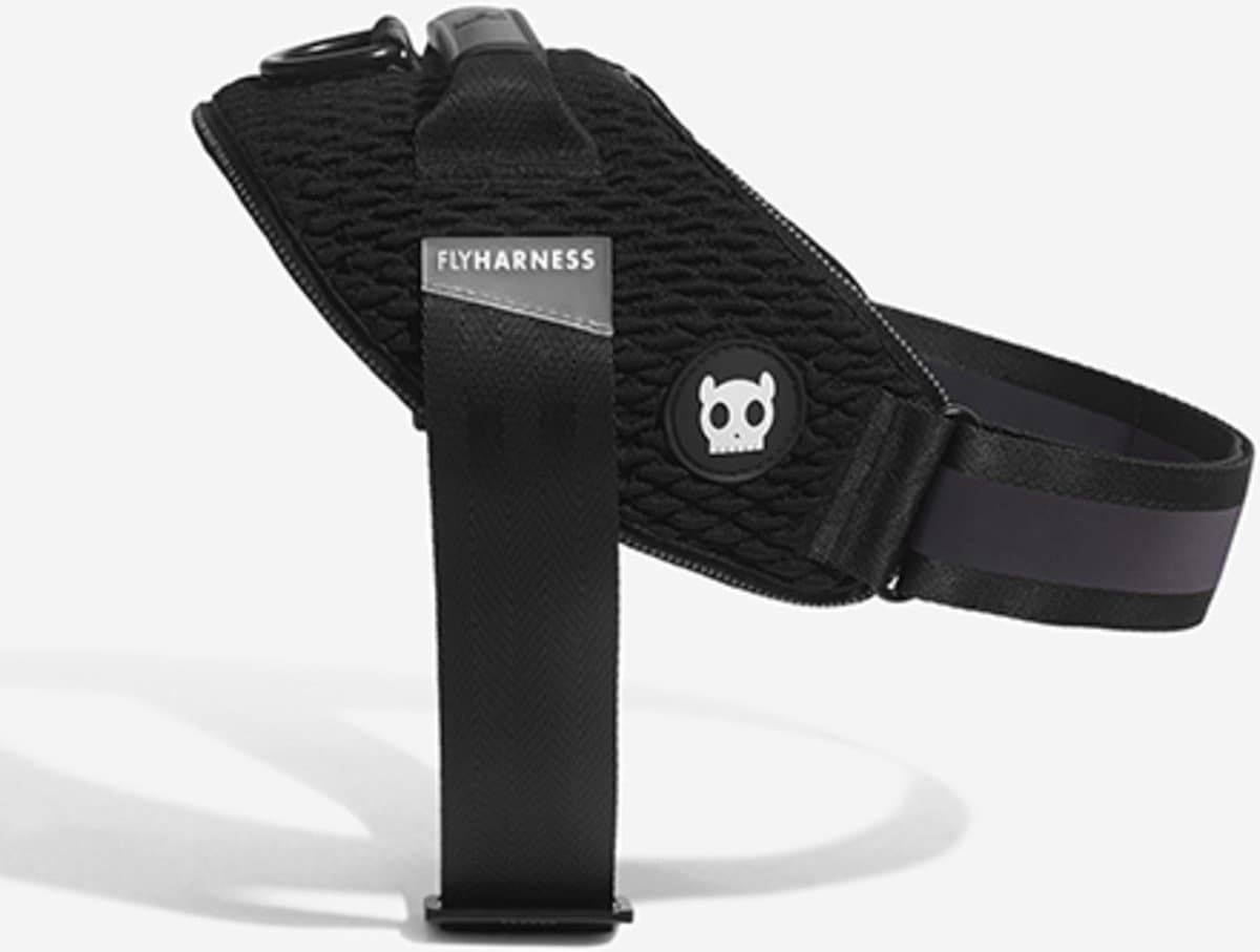 Zee.Dog Flyharnass Gotham Zwart - Hondenharnas - 34-45 Cm