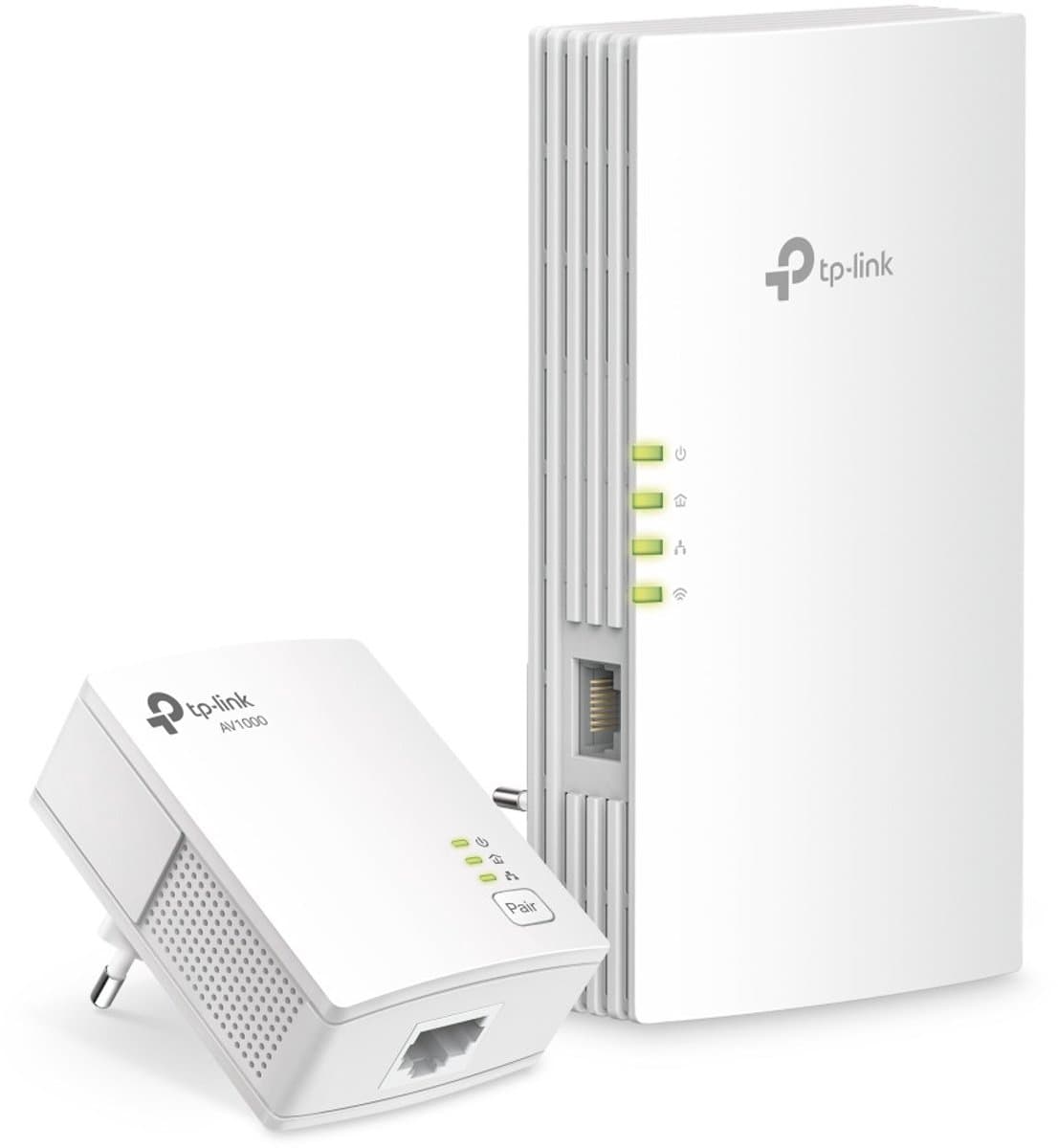 TP-Link TL-WPA7817 KIT PowerLine-netwerkadapter 1000 Mbit/s Ethernet LAN Wifi Wit