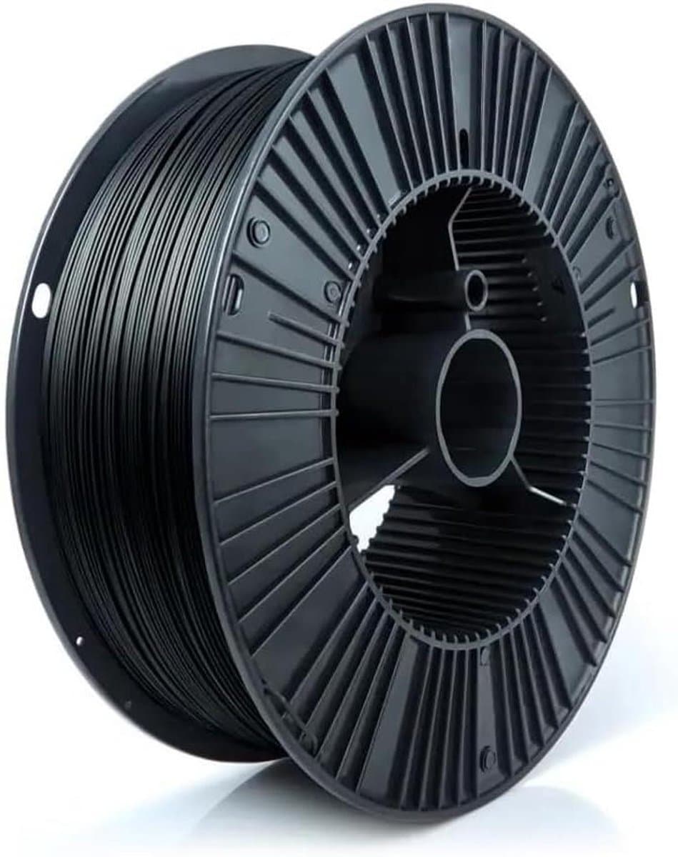 3D Printer Filament - ABS+ Materiaal - Duurzame Onderdelen Printen - Aceton Gladmaakbaar - 175 mm 25 kg - Zwart