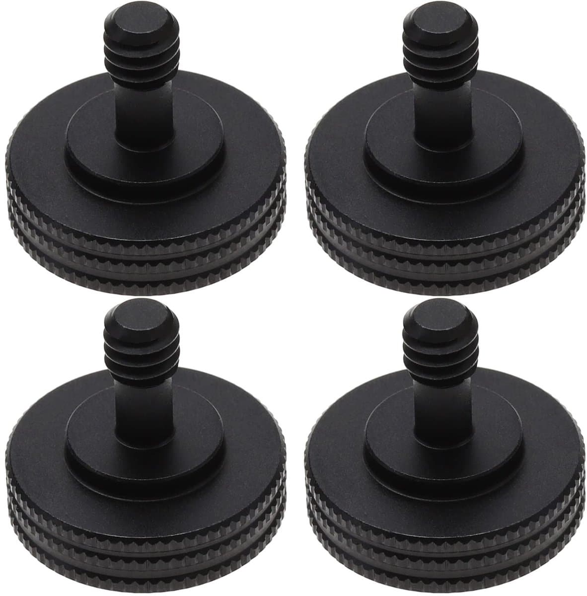 Dailygoods - 4 Stuks Duimschroeven voor Statief en Camera