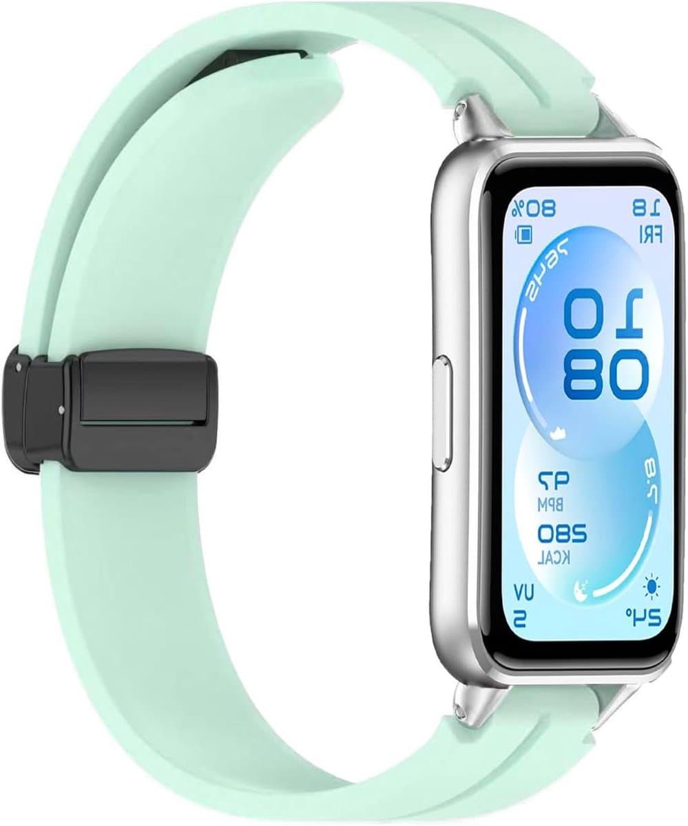 Siliconen Armband - Reserveband Horloge - Smartwatch Personaliseren - Magneetsluiting - 15 x 2 cm - null