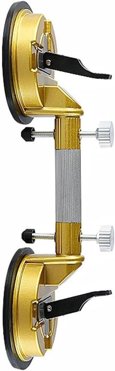 Zuignap Klem - Glas Trekker - Werkbladen Egaliseren - Heavy Duty Rubber - 150mm - Goud
