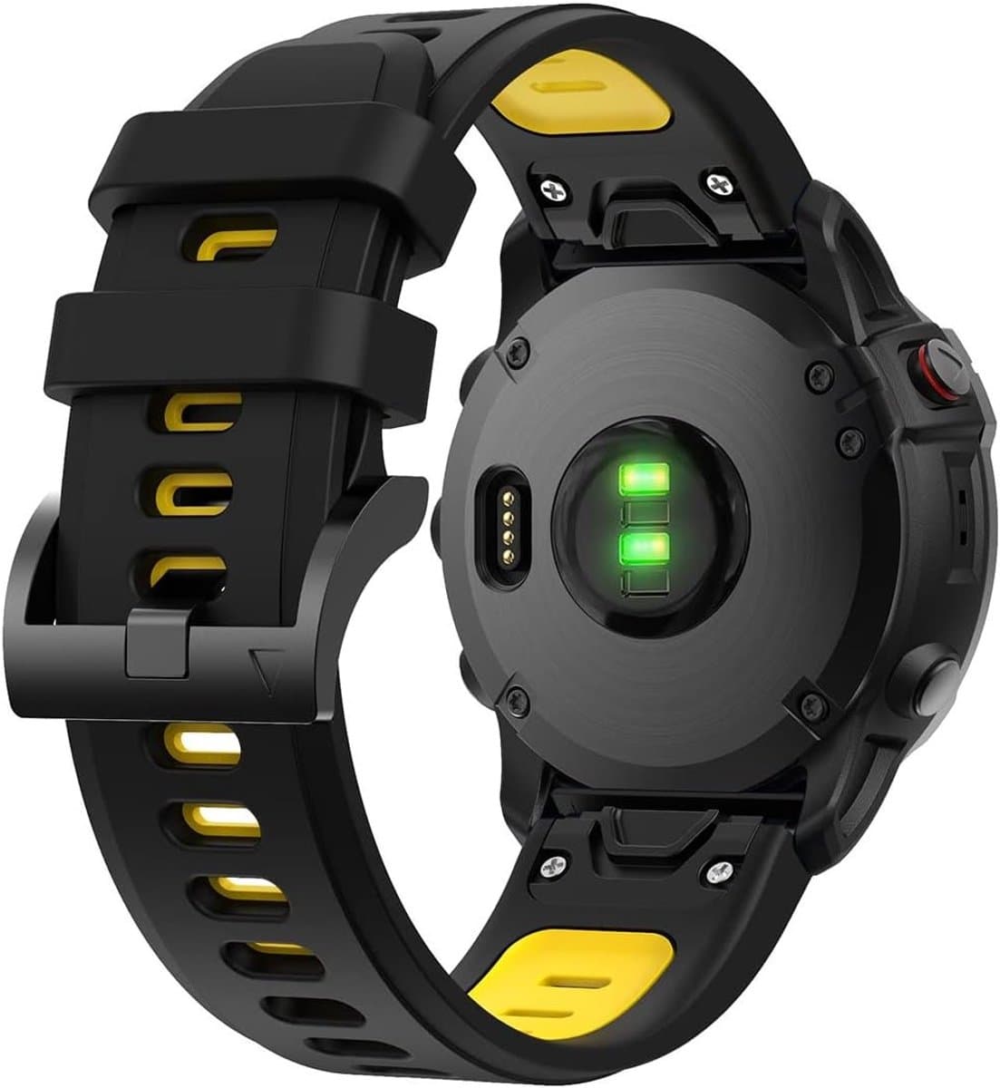 Siliconen Horlogeband 22mm Geschikt voor Garmin Forerunner 745/935/945 en Fenix 7/6/5 - Snelle Vervangbare Sportband voor Comfort en Stijl
