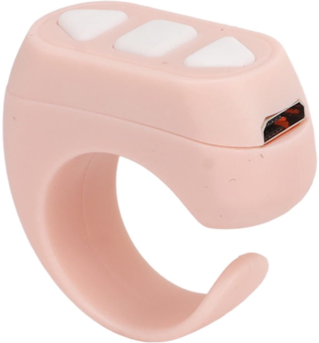 Allecto - Fingertip Page Turner - Bluetooth Afstandsbediening - Roze - Draadloze Pagina Control - Geschikt voor Smartphones en Tablets - Compact en...