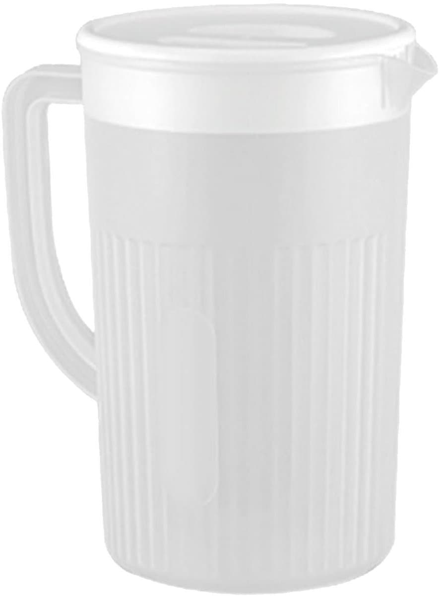 Dailygoods- Waterkan Grote Capaciteit - Waterkan met Deksel - Drinkkan - Koelkastvriendelijk - 2,7 Liter - Hoog Temperatuurbestendig - Drankkan