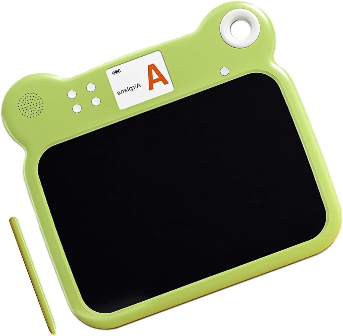Tekentablet voor kinderen - Digitaal notitieblok - Creatief bezig zijn - Eenvoudig wissen - 20 cm - Groen