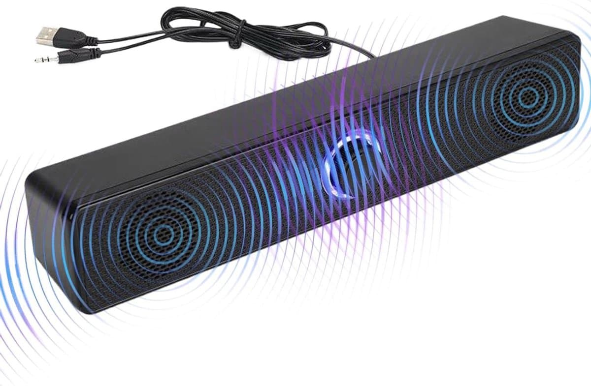 Soundbar Luidspreker - Draadloos Audio Systeem - Home Entertainment - Diepe Bas Prestaties - 296 x 55 x 6 cm