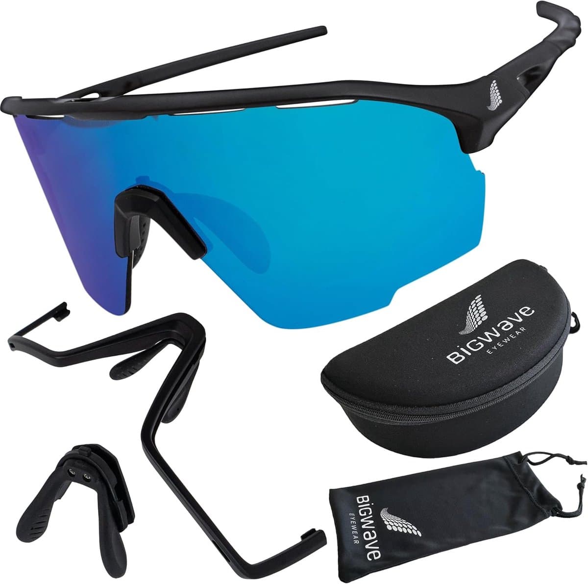 Sportbril - Fietsbril Zonnebril - Buitenactiviteiten Bescherming - Anti-condens Coating - 27 gram - Gemiirde Lens