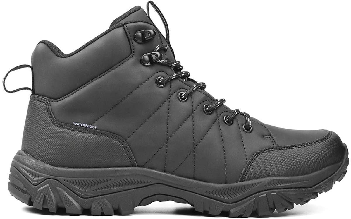 Exani ERMAN HI - Heren schoenen - Zwarte, Hoge Veterschoenen - Stijlvol & Comfortabel voor Dagelijks Gebruik