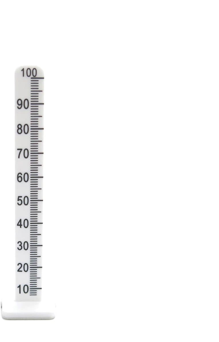 100Mm Wit Niveau Stok Pinnen Voor Floor Cement Meten Gegoten Zelfnivellerende Pins 20 Pack