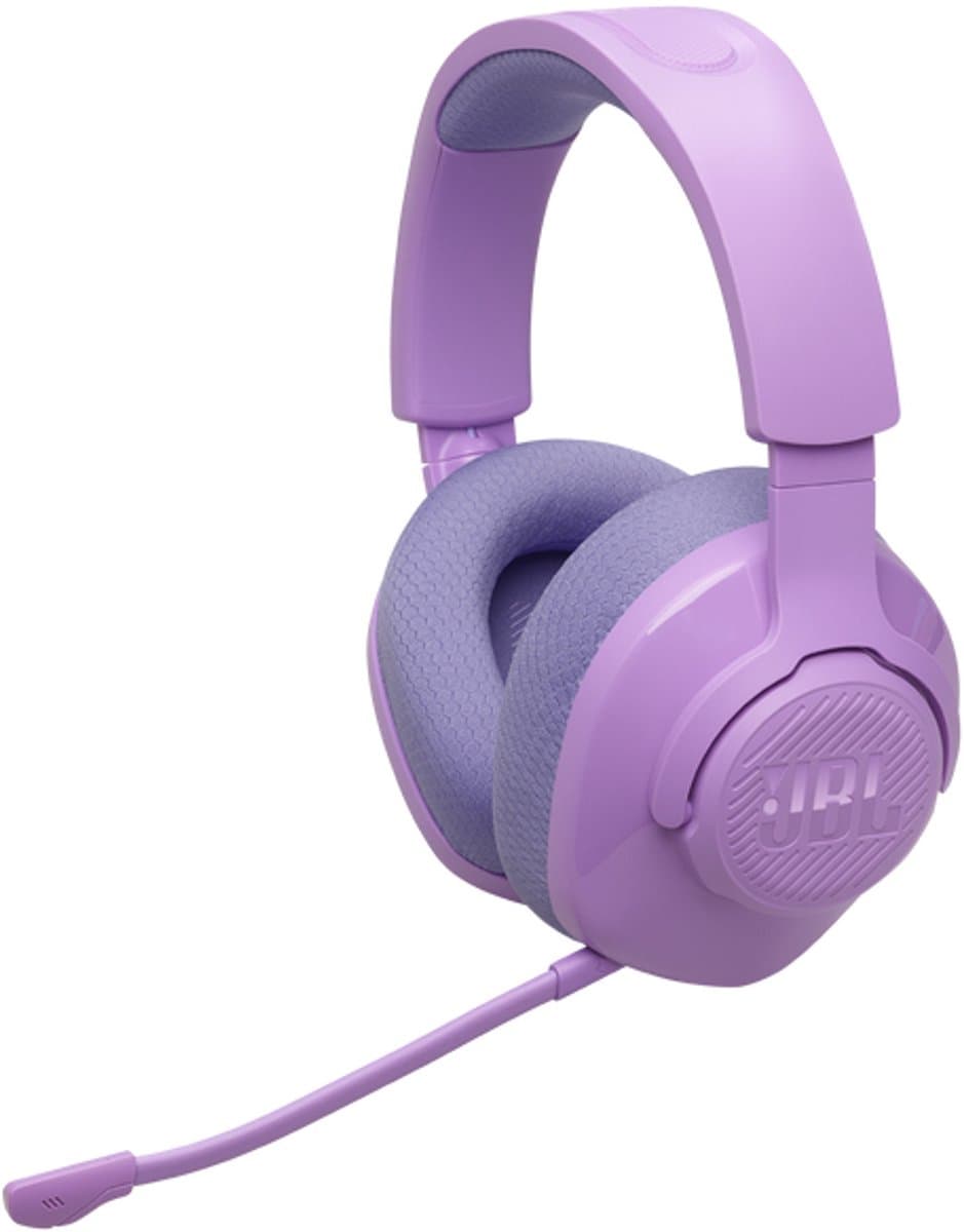 JBL Quantum 360 - Draadloze Gaming Headset - Over-ear - Surround Sound - Afneembare Microfoon - Paars