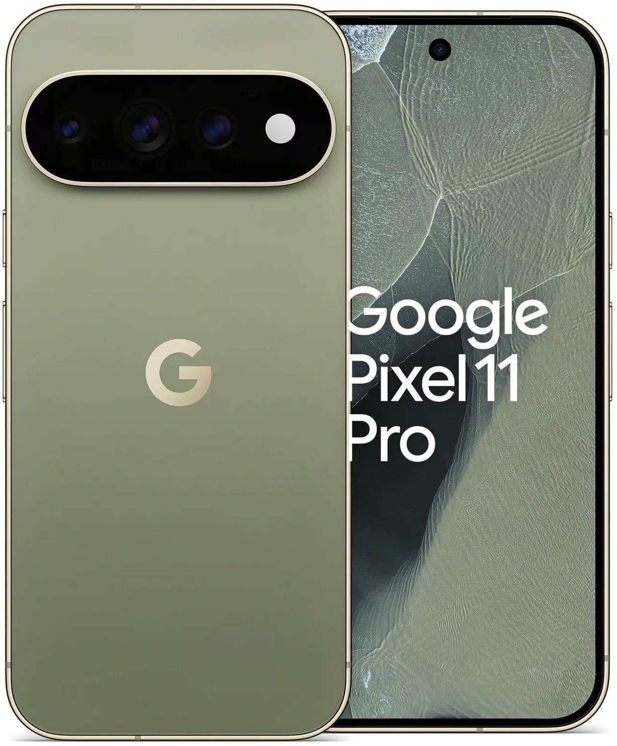 Google Pixel 11 Pro Dual SIM Android 17 5G USB Type-C 12 GB 256 GB 4850 mAh Olijf