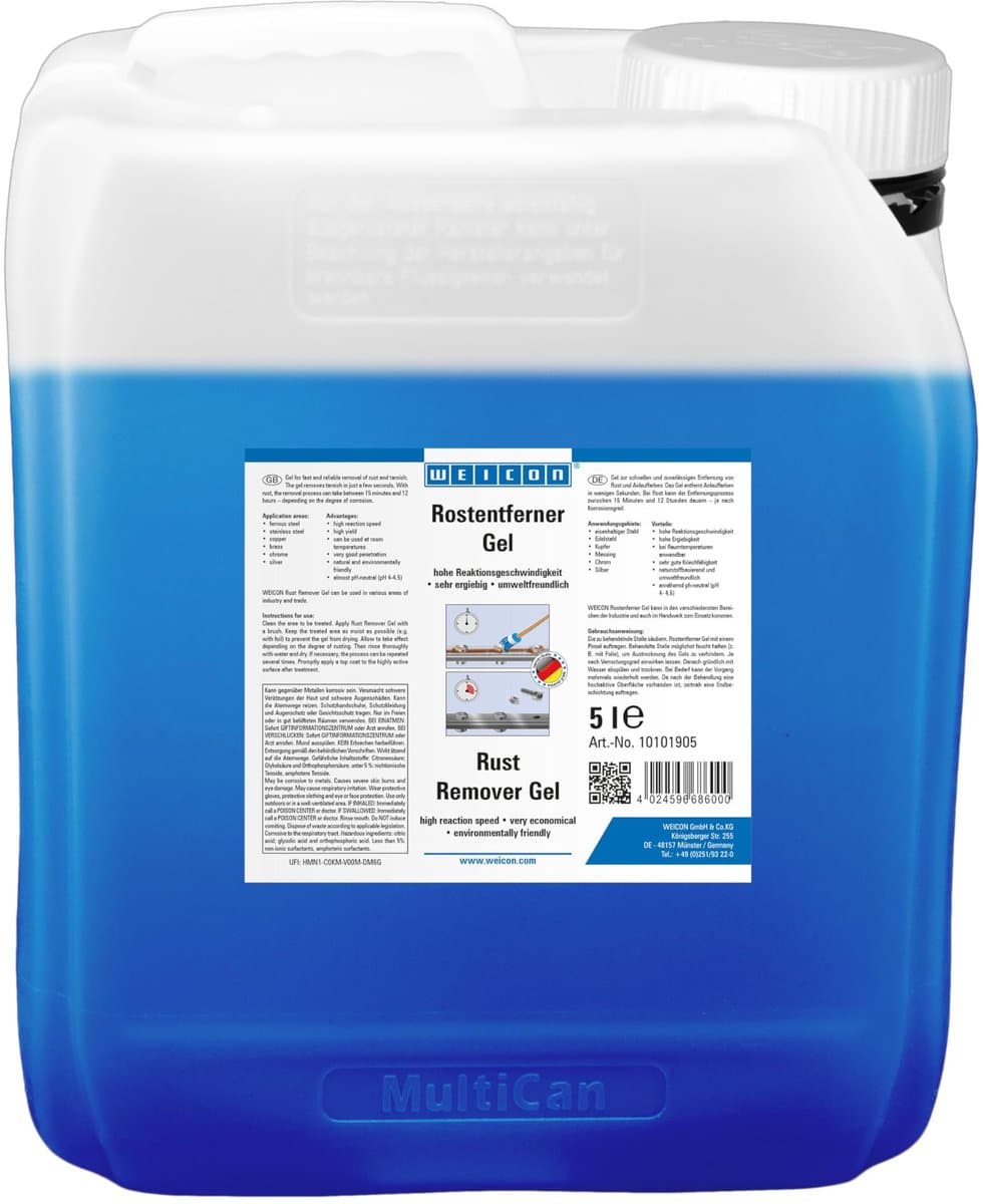 WEICON Roestverwijderaar Gel – 5L Blauw