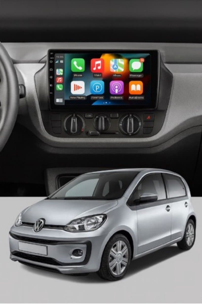 ADIVOX 9 inch T8 geschikt voor Volkswagen Up! 2017-2024 Android 15 CarPlay/Auto/Wifi/DSP/5G/QLED/DAB+