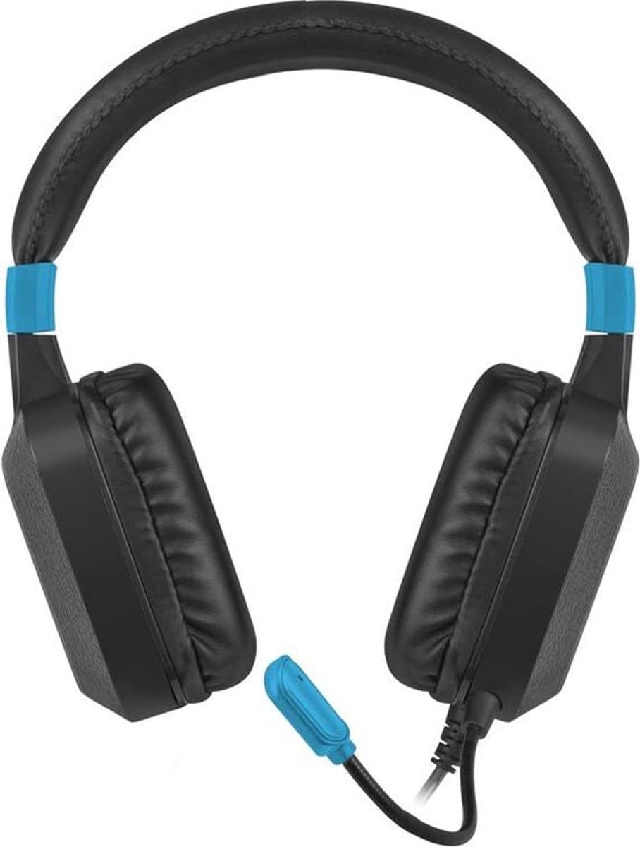 HEADSET FURY RAPTOR MET MICROFOON RGB VERLICHTING ZWART-BLAUW