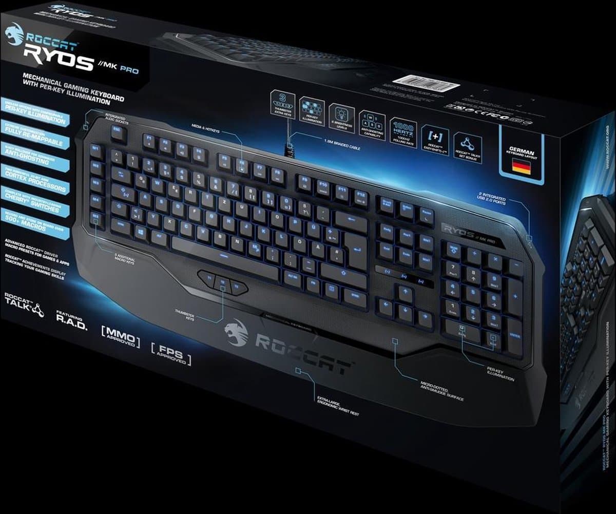 Roccat Ryos MK Pro MX Brown US Layout