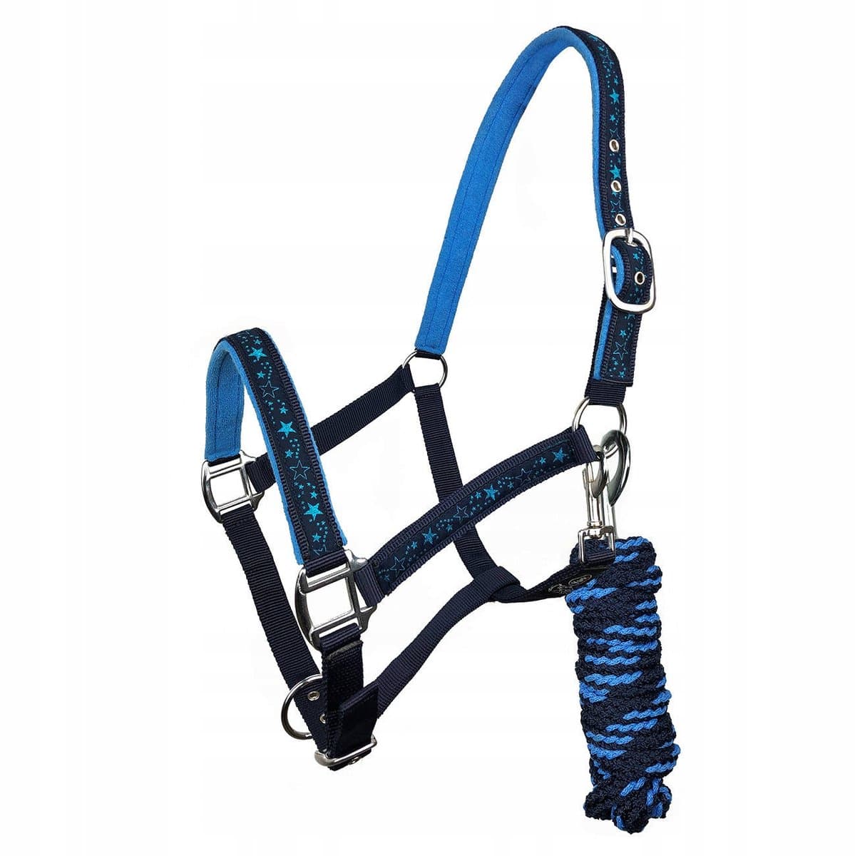York Bella Halster met Lijn voor Shetty - Marineblauw/Blauw